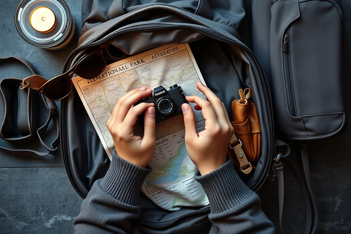 budget national park itineraries packing — Budget National Park Itineraries Packing (the finished result)