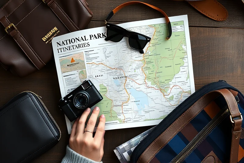 national park itineraries seasonal printable — National Park Itineraries Seasonal Printable (the finished result)