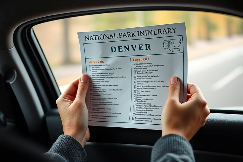 national park itinerary from denver checklist — National Park Itinerary From Denver Checklist (step by step)