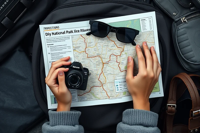 diy national park itineraries itineraries routes — Diy National Park Itineraries Itineraries Routes (the finished result)